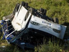 In Hungary, a bus with Ukrainians got into an accident. There are people injured