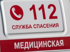 Авария с горящим грузовиком попала на видео