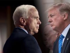 Trump avenged the deceased McCain