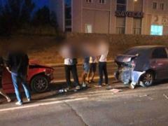 Тройное ДТП в центре Харькова. Госпитализирован водитель BMW