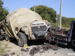 Под Тулой в аварию попал  секретный  арабский ББМ Nimr Ajban 440A