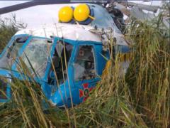 Видеофакт: Под Харьков вертолет ГСЧС совершил аварийную посадку