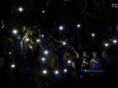 Украинские болельщики мощно спели  Путин х*йло  перед победной игрой сборной с Чехией