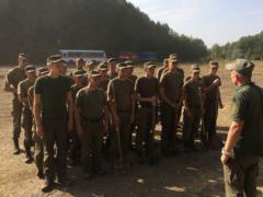 На Харьковщине гвардейцы помогли локализовать лесной пожар