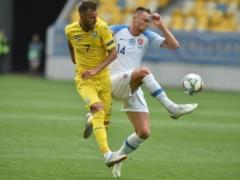 Ukraine squeezed Slovakia with empty stands