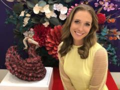Katya Osadchaya shocked the fans with a creative dress