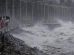 In the Philippines, the typhoon  Manghut 