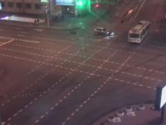 In Minsk, a drunken serviceman on  Mazda  flew into the underground passage