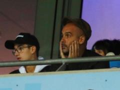 The well-known agent pinned Guardiola after the defeat in the Champions League match