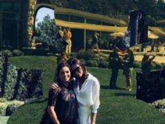 The three-month-old son of Eva Longoria fell in love with Victoria Beckham