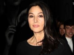 Luxurious Monica Bellucci in a modest black dress celebrated her birthday