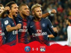 PSG - Lyon 5: 0 Video goals and match review