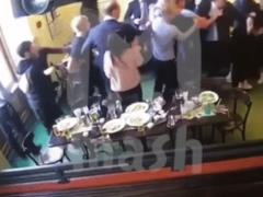 They were beaten with a chair and fists: a video of the brutal beating of officials by Russian football players appeared on the 