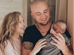 Husband Shopenko touched a tender photo with a tiny son