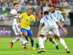 The Brazilian national team in the last minute snatched victory from Argentina in principle derby