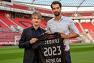 Edward has signed a new contract with Bayer