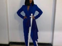 Singer Cardi Be in a stylish costume from the Ukrainian designer appeared on a popular talk show