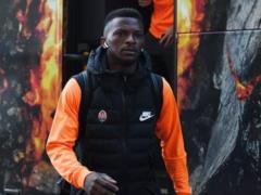 Shakhtar vs Desna: Kayode, Him and Khocholava - at the start