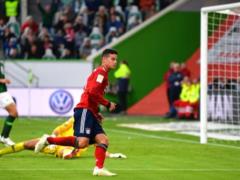 Bavaria interrupted a series of 4 games without a win, beating Wolfsburg