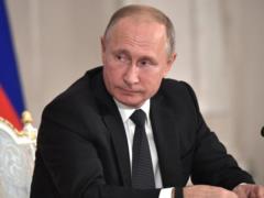 Putin refused to eagle with the coat of arms of the United States in peace-loving