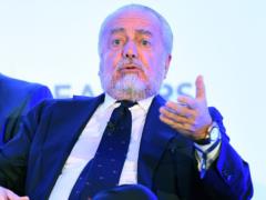 Президент Наполи: В футболе нужно играть два тайма по 30 минут