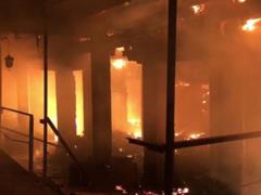 The police called the probable cause of the fire near Kharkov, in which a man died