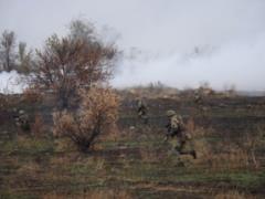 OOS: Occupants increased the intensity of small-arms fire, one soldier wounded