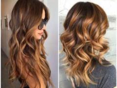 The most fashionable coloring for brunettes