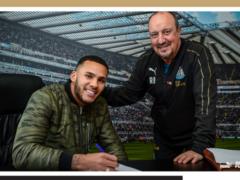 Newcastle extended the contract with his captain