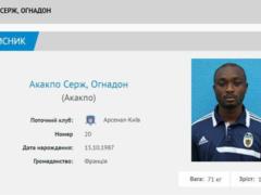 Арсенал-Киев заявил футболиста, несмотря на трансферный бан