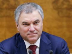 Volodin: sanctions have become a political tool of the United States