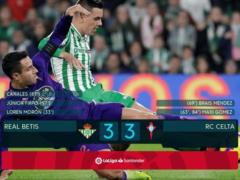 Betis and Celta played in a draw