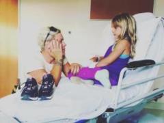 Pink s 7-year-old daughter was taken to hospital