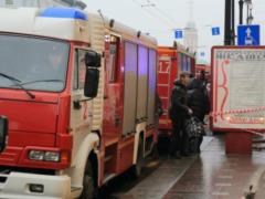 У Петербурзі горить великий гіпермаркет