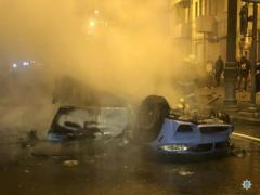 Тройное ДТП в Харькове: В результате столкновения загорелся автомобиль