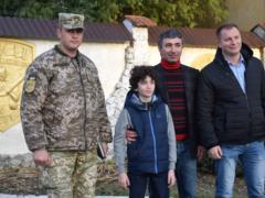 10-year-old boy made an unusual gift to the Ternopil gunners