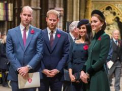 Elegant Kate and Megan together with their husbands attended a series of official events in London