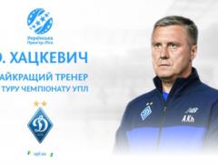 Хацкевич – лучший тренер 15-го тура