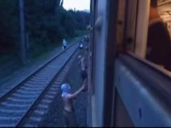In Kiev, exposed a gang of vandals who attacked the train
