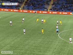 Kazakhstan - Latvia 1: 1 Goals video and match review