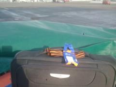 Russian citizen denied entry to Ukraine for 3 years due to St. George ribbon on his suitcase