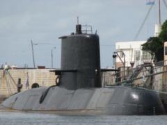 Argentina showed a photo of a sunken submarine