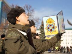 В Национальной гвардии Украины приняли присягу более 1100 тщательно отобранных  срочников 