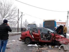 Accident with a passenger bus near Ivano-Frankivsk. Killed one person