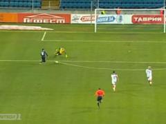 Chernomorets - Arsenal-Kiev: goalkeeper guests played with his hands outside the penalty?