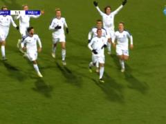 Excellent goal Tsitaishvili free-kick, which helped Dynamo defeat Anderlecht