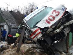 В Житомире в ДТП с участием  скорой  пострадали 7 человек
