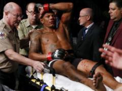 Боец UFC получил кровавое ранение осколком гранаты