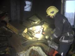В Харькове во время пожара погиб мужчина