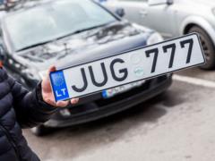 За прошедшие сутки оформлено рекордное количество автомобилей на еврономерах – ГФС